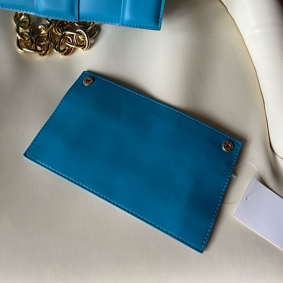 Vegan Leather Handbag Woven Strap main image 1